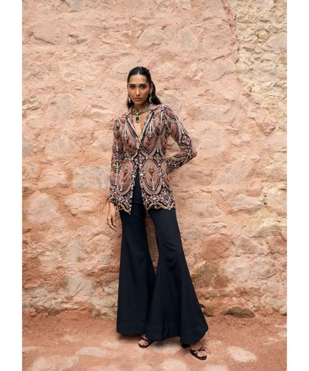 RIDHIMA BASIM -  Raven jacket set